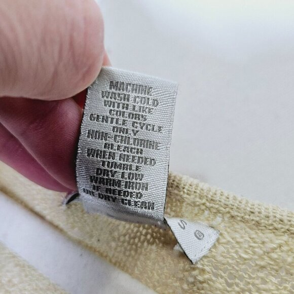 Tweeds Women's Beige Knit Sleeveless V-Neck Top L‎ - Picture 5 of 7